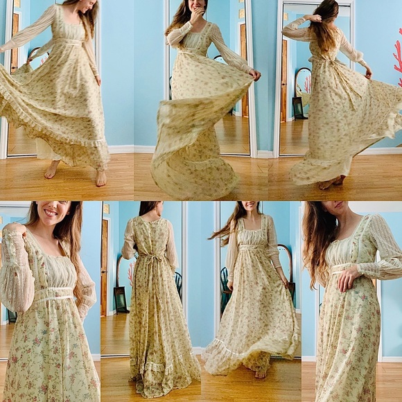 SOLD Vintage Gunne Sax Maxi dress - Picture 2 of 8